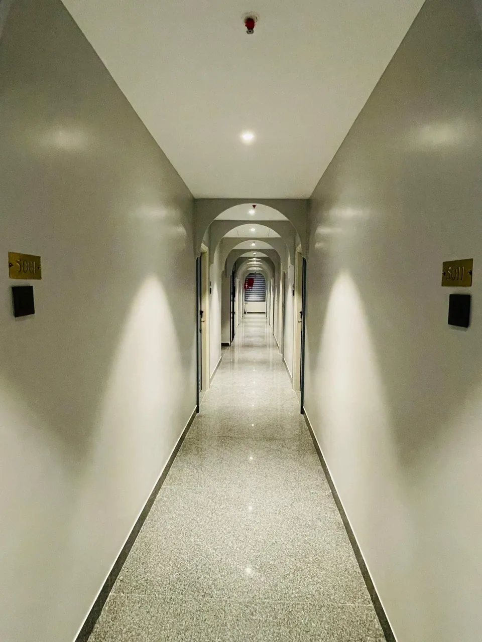 Guest floor corridor